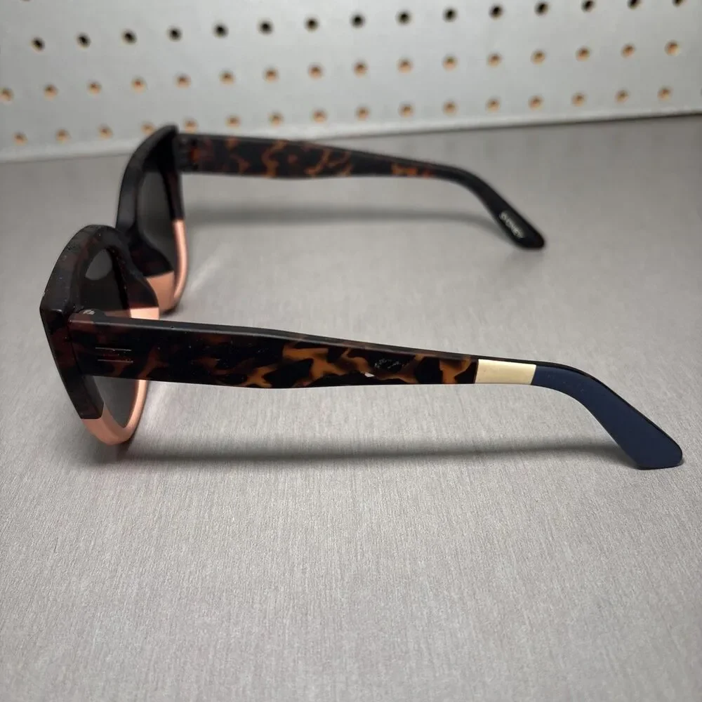 Toms Sunglasses Traveler Collection Sydney Apricot Cat Eye Tortoise FRAMES ONLY